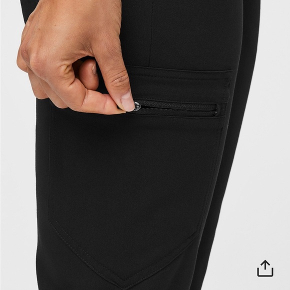 FIGS black zamora joggers Small - Picture 3 of 6